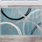World Rug Gallery Modern Wavy Circles Design 2' x 3' Blue 377BLUE2X3 - alternate 1